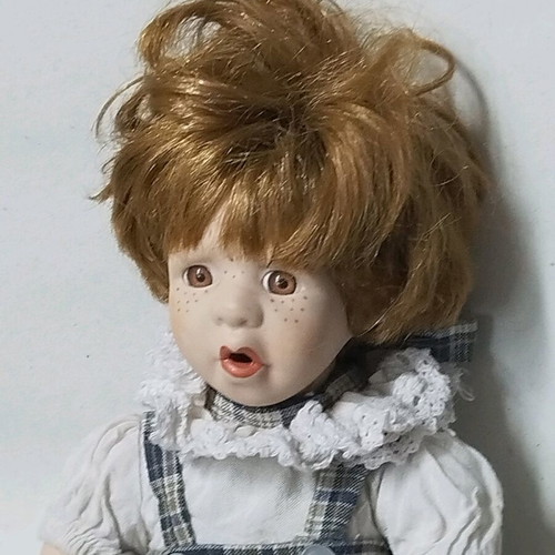 Porcelain doll boy vintage used