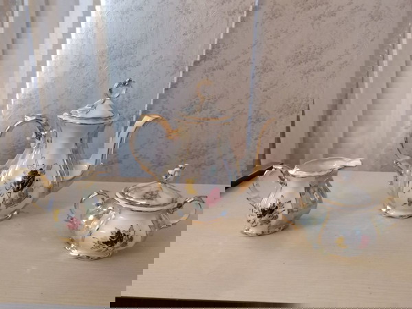 Σετ τσαγιού (Tea Set), Vintage Bareuther Bavarian, 3 τεμαχια πορσελάνης (Piece China)