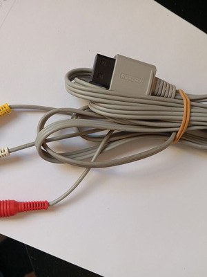 Nintendo Wii AV audio and video cable new