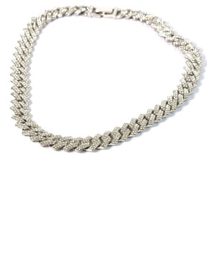 Chain like new, shiny gray