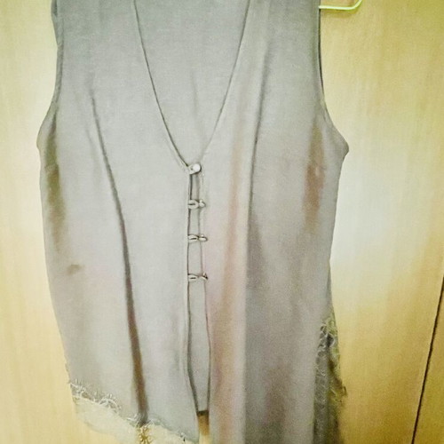 Set blouse and pants like new, beige, Price Collection M-L
