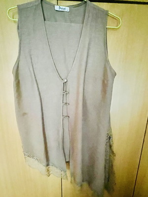 Set blouse and pants like new, beige, Price Collection M-L