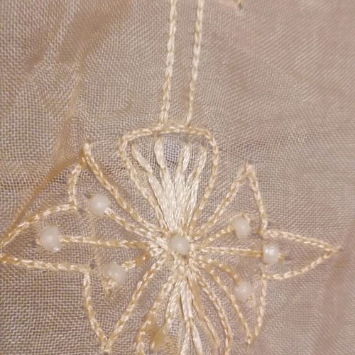 Pure silk Indian tablecloth 1x1 m, new