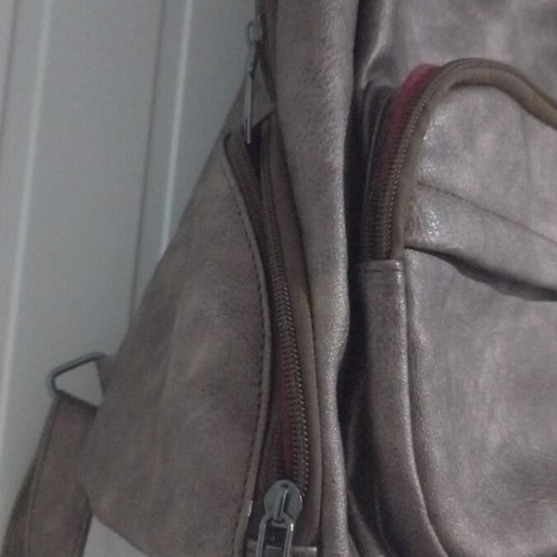 Backpack shoulder bag used, gold