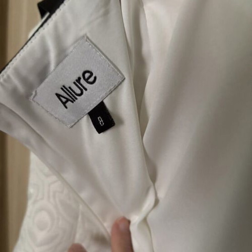 Allure dress, white, size M / 38 / 10