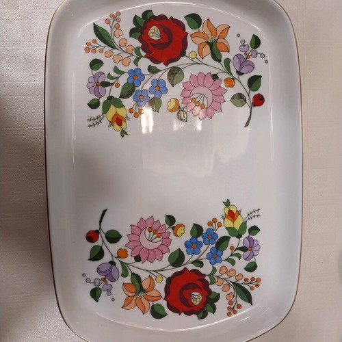 Kalosca Hungary Handpainted Porcelain Set like new