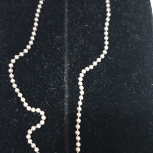Necklace from 925 silver and 585 gold, 14K like new