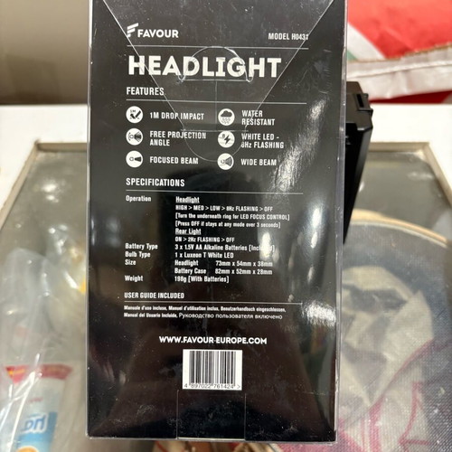 Headlight new with white LED and focused beam