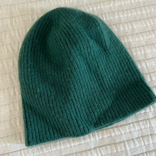 Benetton baby wool hat like new, green, 0-1 years