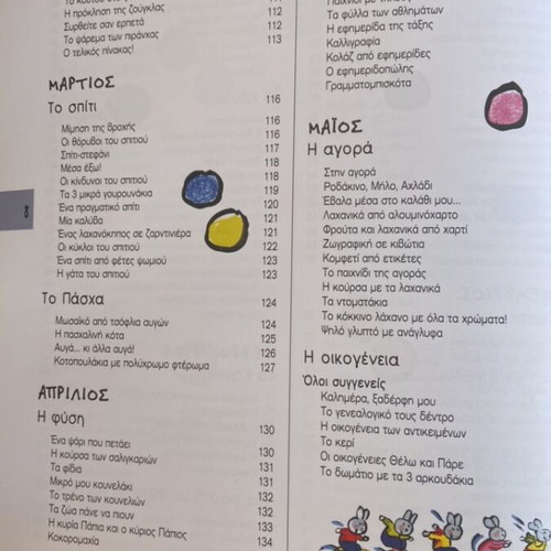 1001 Activities for Kindergartens book like new, Greek