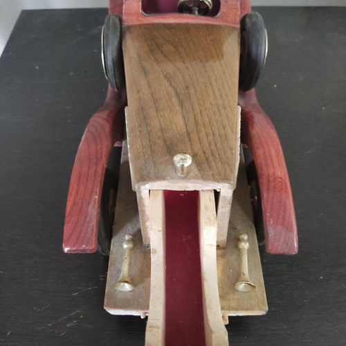 Wooden decorative antique car used