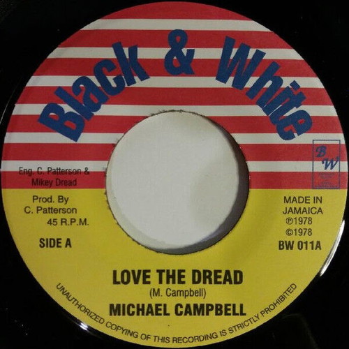 Michael Campbell Love The Dread vinyl record used