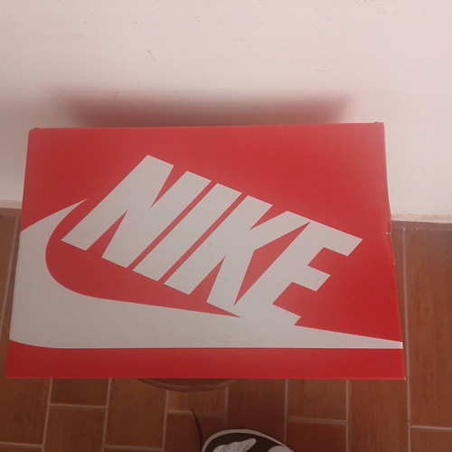 Nike Dunk High used, size 42, black and white
