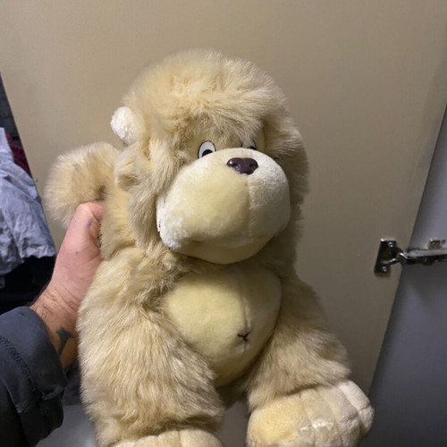 Stuffed monkey used
