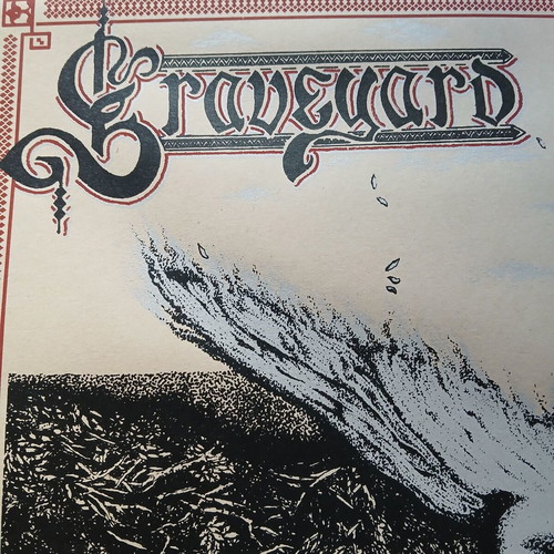 Graveyard gig poster screen print like new, numbered and signed