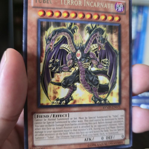Yubel Terror Incarnate card new condition