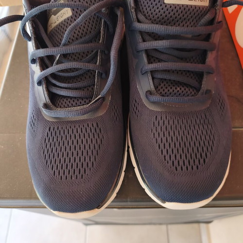 Skechers Lite Weight νούμερο 44 καινούργια αθλητικά παπούτσια με memory foam άσπρο μπλε