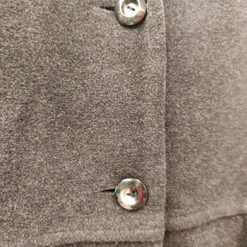 Wool women's coat used, black, size L
