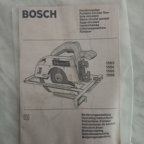 Bosch 1200W wood circular saw used
