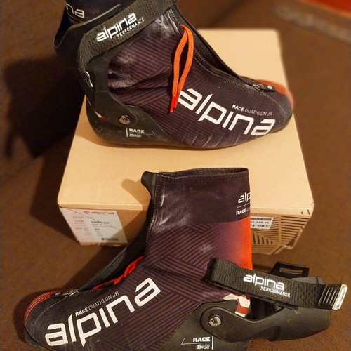 Alpina Race Duathlon JR Cross Country Ski Boots like new, size 40