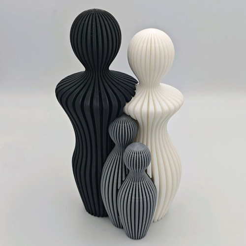 Decorative family figurine new, 3d printed from esun pla + material