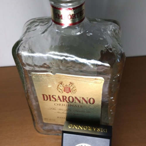 Disaronno Originale glass bottle empty, like new