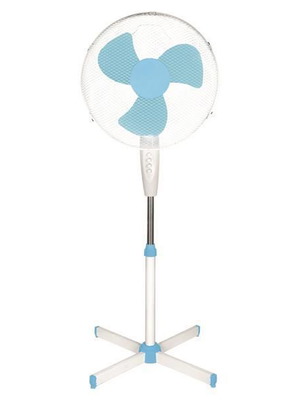 Ανεμιστήρας με ορθοστάτη μπλε-λευκός Φ40 καινούργιο