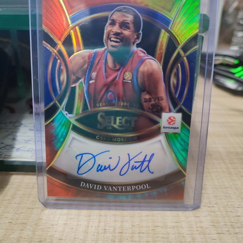 David Vanterpool Autographed Card 5/25 like new
