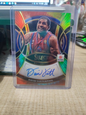 David Vanterpool Autographed Card 5/25 like new