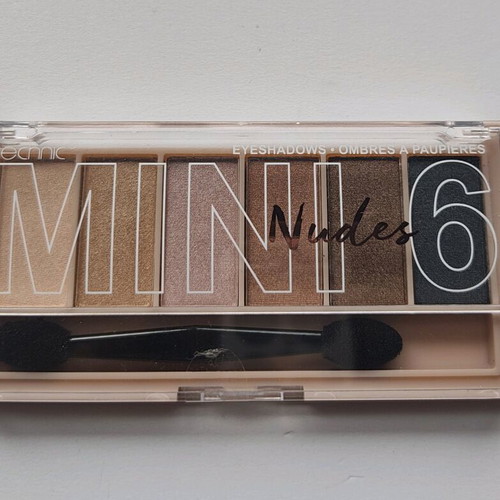 Technic eyeshadow Nudes palette with 6 warm nude and brown metallic shades