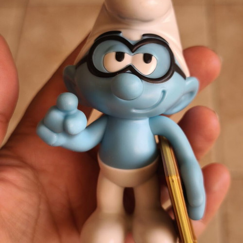 Brainy Smurf collectible figure by Peyo, 9cm, 2024