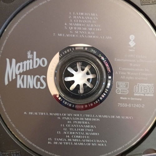 The Mambo Kings soundtrack CD like new, Latin music