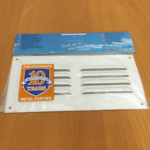 Ventilation grille cover with white mesh MVMP 200X100/2S A new
