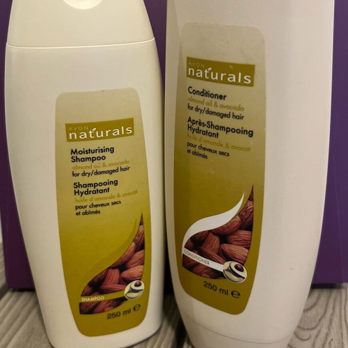 Avon shampoo and conditioner set with almond oil and avocado new