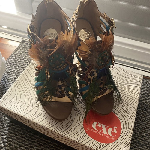 Exe sandals like new, multicolor, size 38