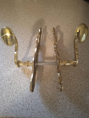Brass door knobs new