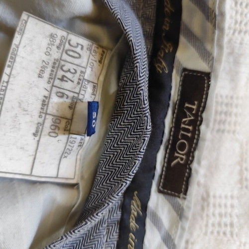 Tailor men's chino pants like new, size L, gray