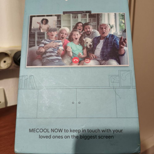 Mecool Now Android TV box like new with camera and smart features