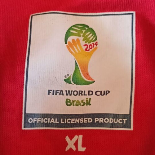 Fifa World Cup 2014 men's black polo shirt Belgium new