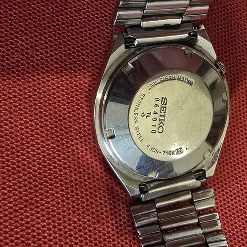 Seiko 5 vintage watch 1974 automatic 6309-716a Japan