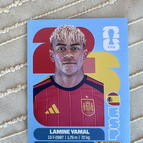 World Cup Sticker Lamine Yamal new from 2026 collection