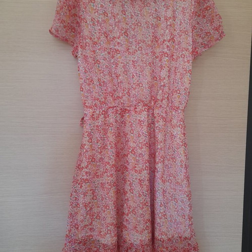 Floral dress like new, pink and multicolored, size S