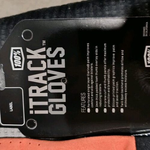Mx 100% gloves new, wrong size, black