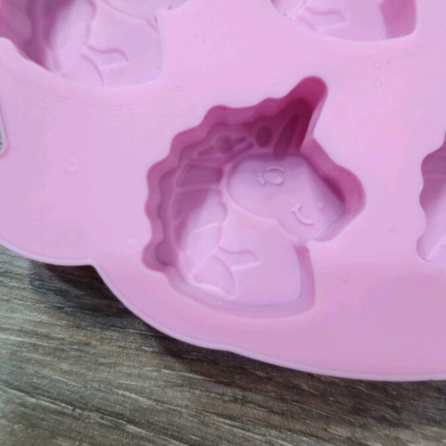 Silicone mold unicorn new, 7 small unicorns