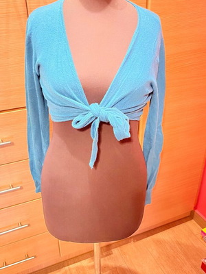 Passion bolero used in petrol color, size L