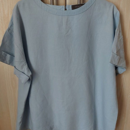 Primark linen blouse like new, turquoise color, size M