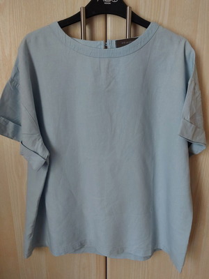 Primark linen blouse like new, turquoise color, size M