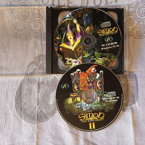 Simon the Sorcerer I & II PC CD-ROM used game