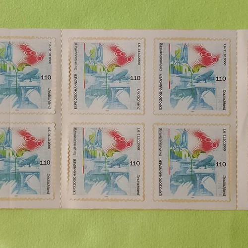 1999 German stamp with Bonn first day cover, mint