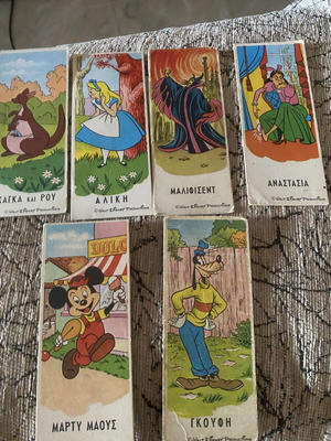 Disney Melo Stickers used, large first edition set of 6